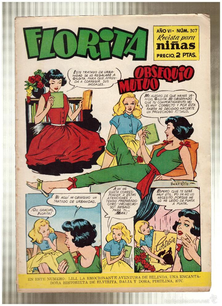 Tebeos: Florita n&ordm;  307. Cliper  1949. - Foto 1