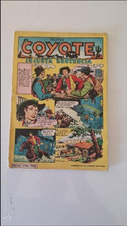 Tebeos: COYOTE - RELATOS - INJUSTA SENTENCIA - Foto 1