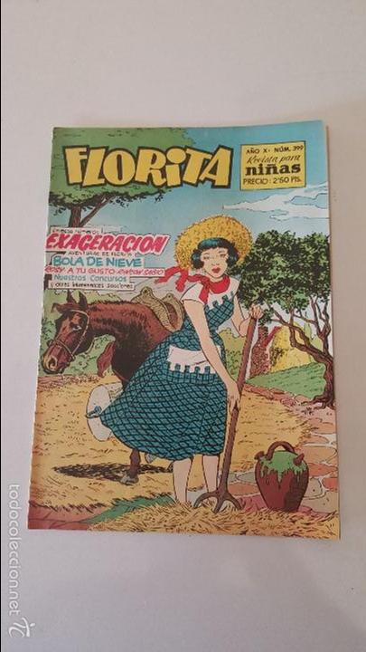 Tebeos: FLORITA   A&Ntilde;O X  N&ordm; 399 - Foto 1