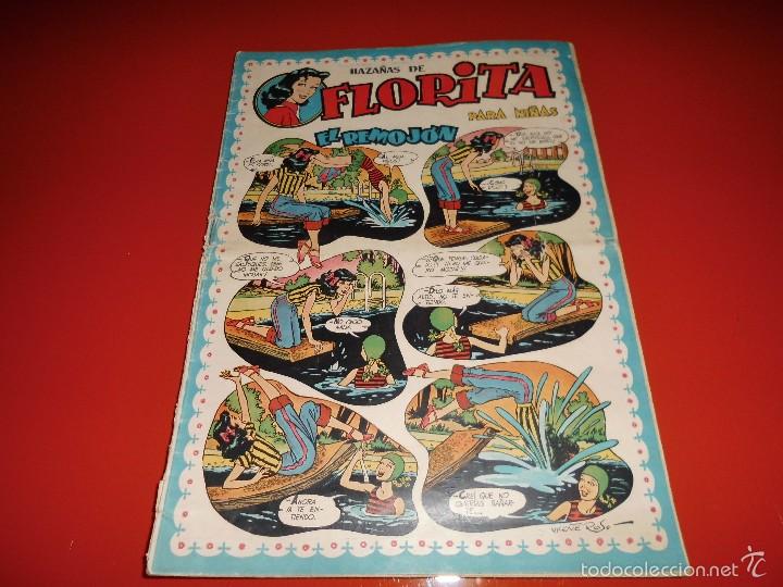 Tebeos: Haza&ntilde;as de Florita - El remojon - Cliper - Foto 1