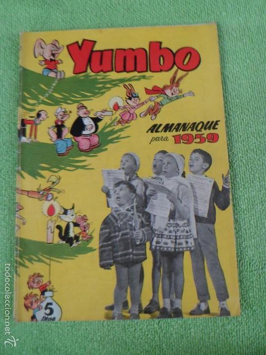 Tebeos: YUMBO - Almanaque para 1959 - MBE - CLIPER - ORIGINAL - Foto 1