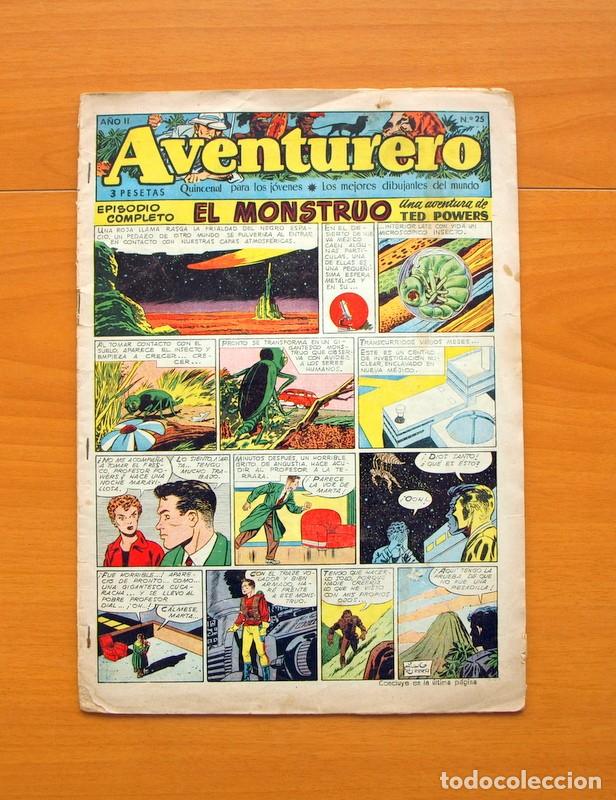 Tebeos: Aventurero, n&ordm; 25 - Ediciones Cliper 1953 - Foto 1