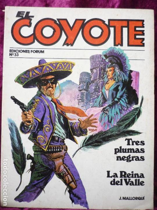 Tebeos: EL COYOTE. TRES PLUMAS NEGRAS N&ordm;33. - Foto 1