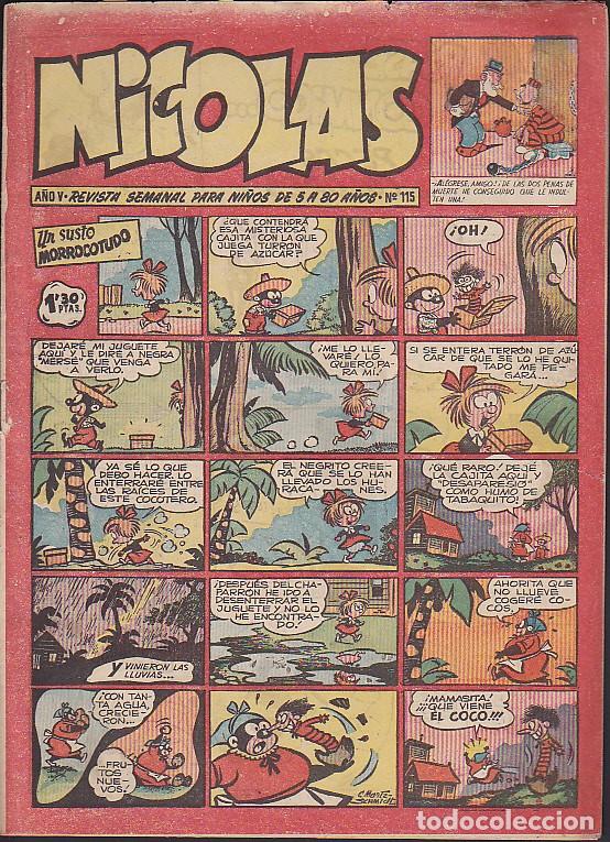 Tebeos: COMIC COLECCION NICOLAS N&ordm; 115 - Foto 1