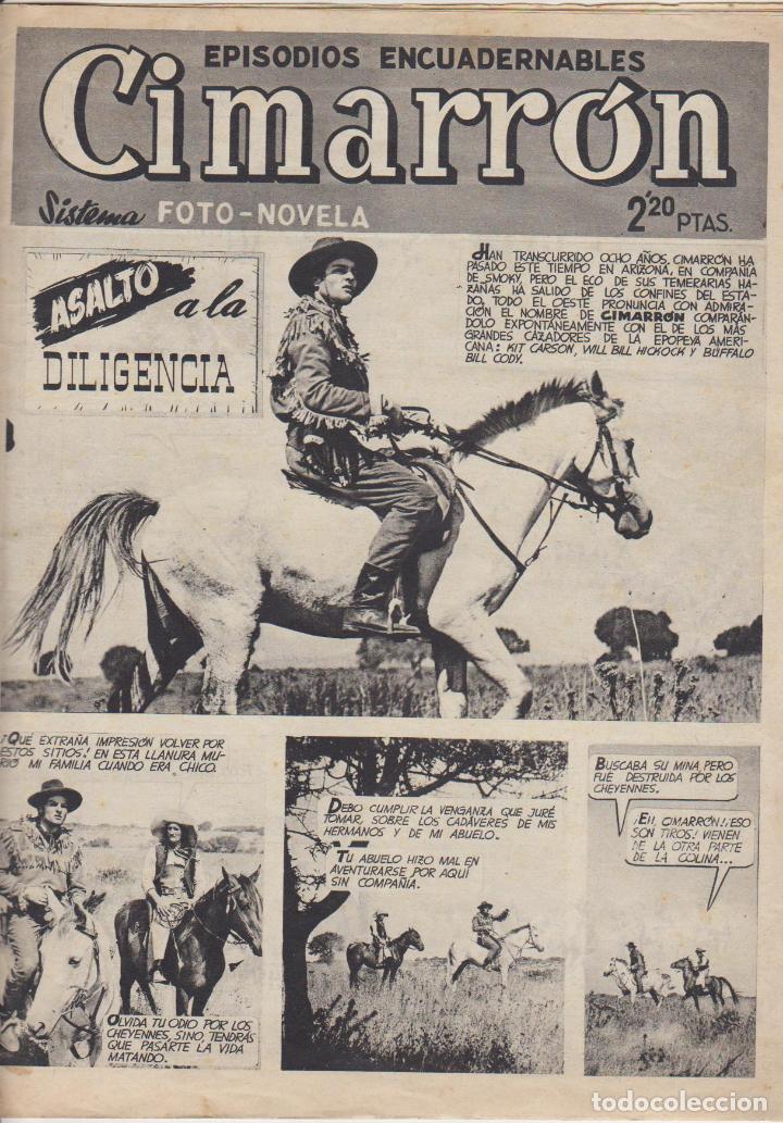 Tebeos: Cimarron. Asalto a la diligencia. Cliper  1952. - Foto 1