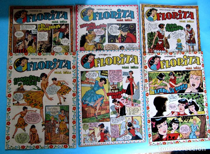 Tebeos: LOTE DE 10 TEBEOS DE FLORITA. EDICIONES CLIPER, 1950S. - Foto 1