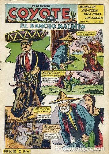 Tebeos: COMIC ORIGINAL EL COYOTE N&ordm; 145 EDITORIAL CLIPER - Foto 1