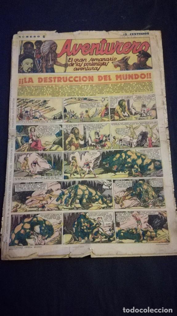 Tebeos: Comic tebeo semanario aventurero a&ntilde;o 1935 n&uacute;mero 6 - Foto 1