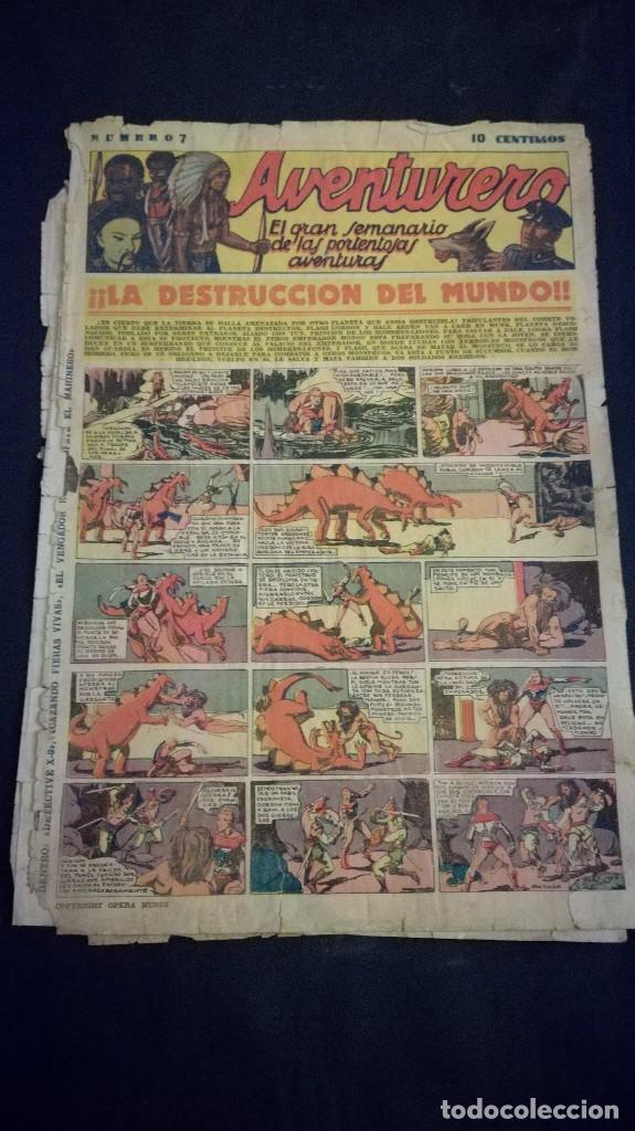 Tebeos: Comic tebeo semanario aventurero a&ntilde;o 1935 n&uacute;mero 7 - Foto 1