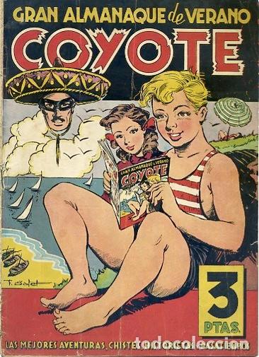 Tebeos: GRAN ALMANAQUE DE VERANO EL COYOTE A&Ntilde;O 1947 - Foto 1