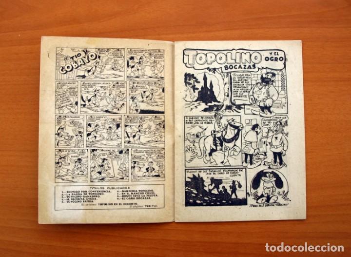 Tebeos: Topolino - El Ogro bocazas, n&ordm; 9 - Ediciones Cliper 1950 - Foto 2
