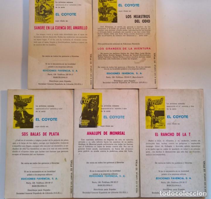 Tebeos: El Coyote, lote de 7 ejemplares Ediciones Favencia 1974 - Foto 4 - 136264810