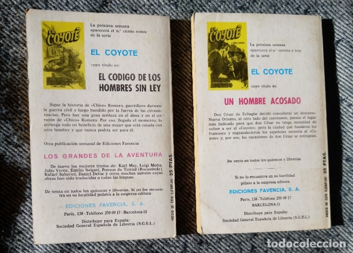 Tebeos: El Coyote, lote de 7 ejemplares Ediciones Favencia 1974 - Foto 8 - 136264810