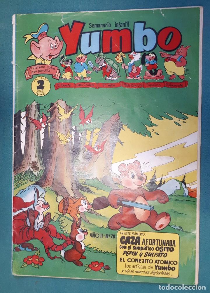 Tebeos: C&oacute;mic / tebeo Yumbo, a&ntilde;o II, n&ordm; 76 - Foto 1