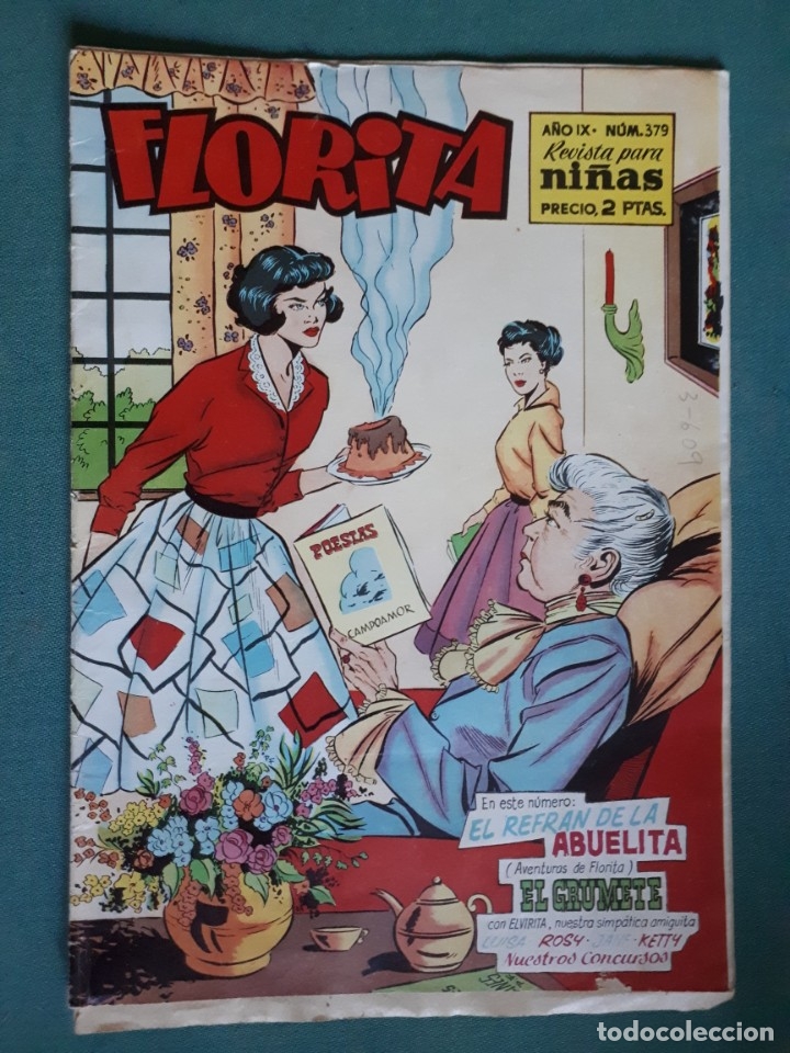 Tebeos: Tebeo / c&oacute;mic Florita, a&ntilde;o IX, n&ordm; 379 - Foto 1