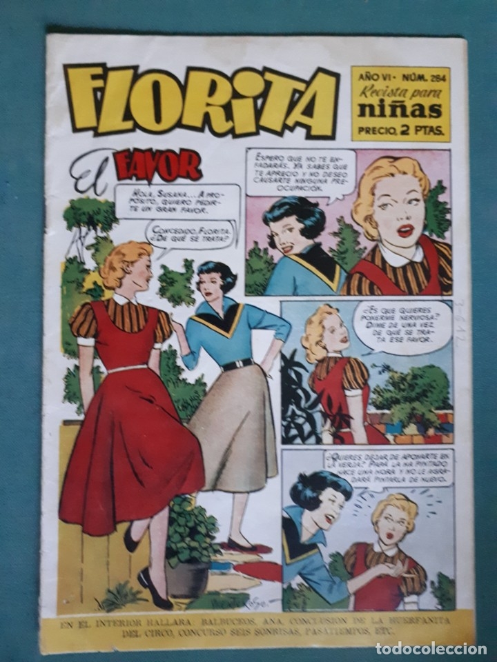 Tebeos: Tebeo / c&oacute;mic Florita, a&ntilde;o VI, n&ordm; 284 - Foto 1
