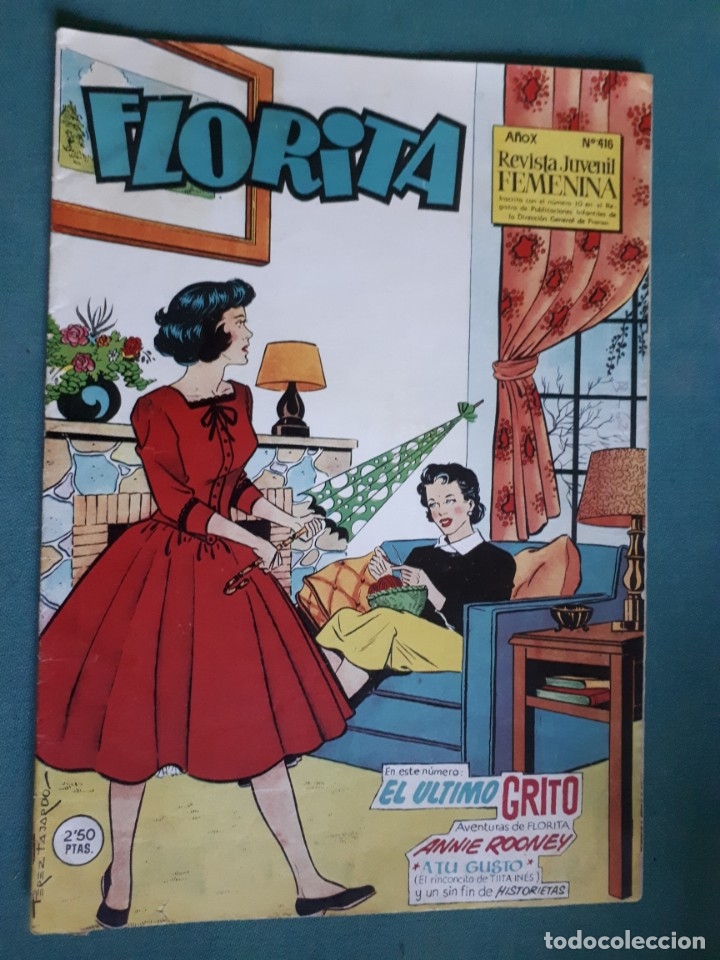 Tebeos: Tebeo / c&oacute;mic Florita, a&ntilde;o X, n&ordm; 416 - Foto 1
