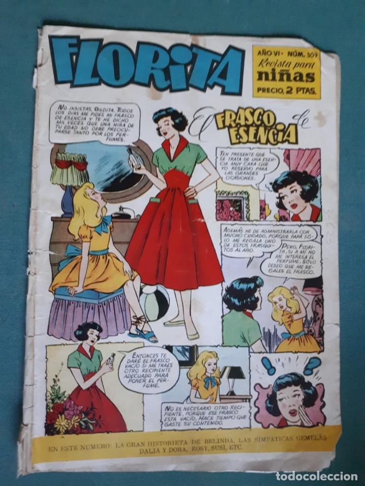 Tebeos: Tebeo / c&oacute;mic Florita, a&ntilde;o VI, n&ordm; 309 - Foto 1
