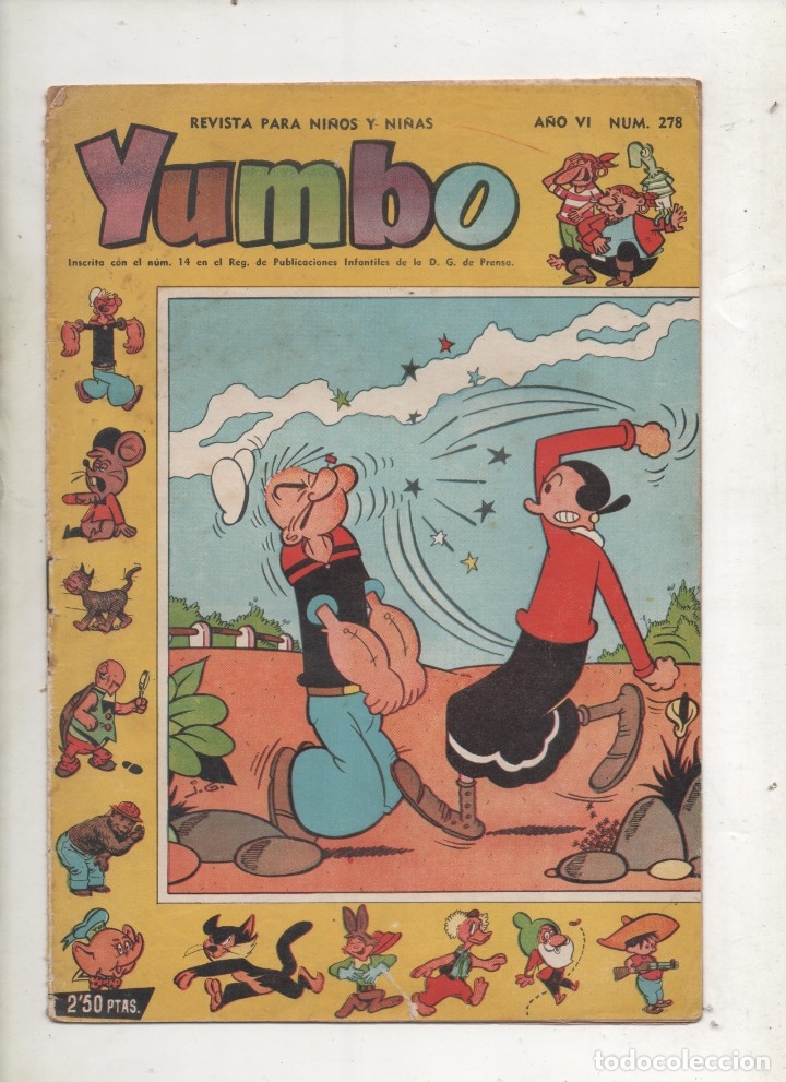 Tebeos: YUMBO A&Ntilde;O VI N&ordm;278.CLIPER 1958.DA - Foto 1