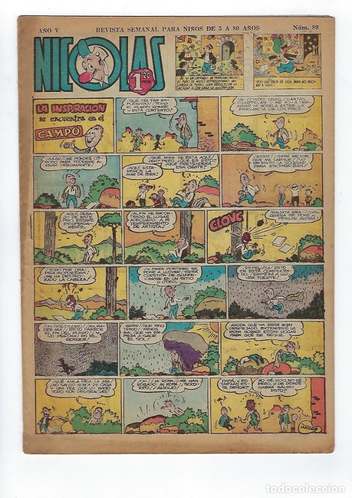 Tebeos: NICOL&Aacute;S - A&Ntilde;O 1948 - LOTE DE 13 N&Uacute;MEROS ***EDICIONES CLIPER*** - Foto 15