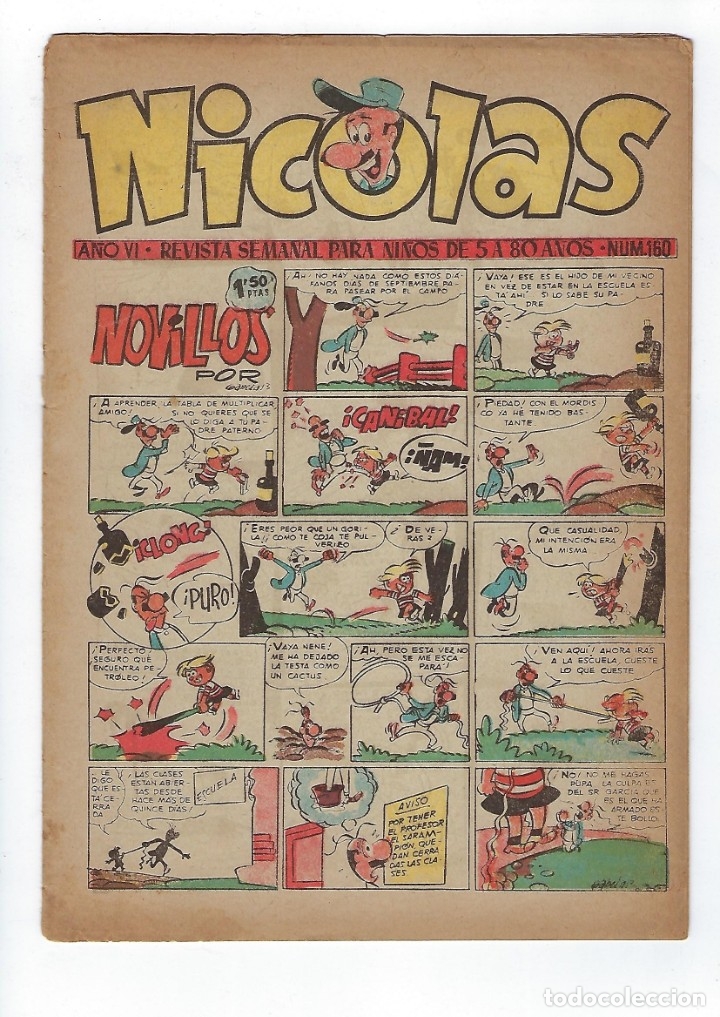Tebeos: NICOL&Aacute;S - A&Ntilde;O 1948 - LOTE DE 13 N&Uacute;MEROS ***EDICIONES CLIPER*** - Foto 25