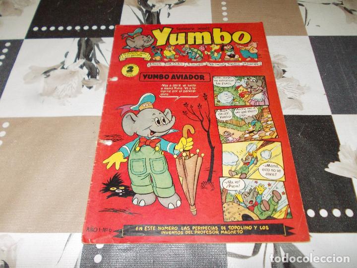Tebeos: Yumbo a&ntilde;o 1 n&ordm; 6. 1953. Cliper - Foto 1