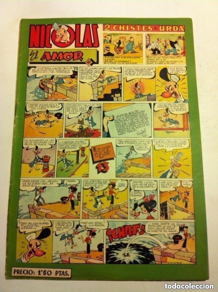 Tebeos: Nicol&aacute;s -n&ordm;.63 - lomo abierto - Foto 1