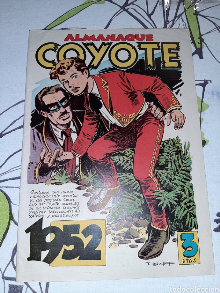 Tebeos: Almanaque de El Coyote para 1952, original y como nuevo - Foto 1