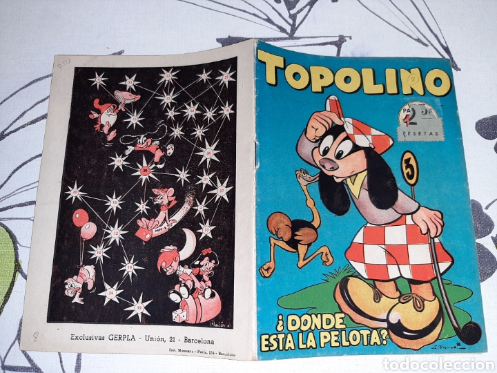 Tebeos: Topolino n&uacute;mero 8, Cliper Gerpla muy nuevo - Foto 1