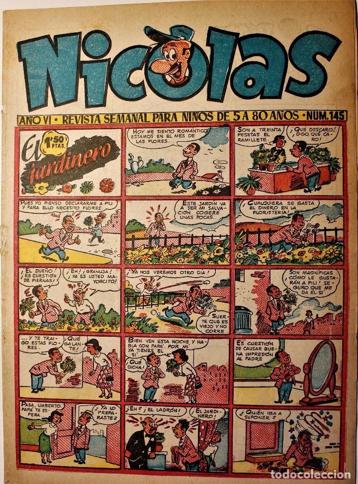 Tebeos: Nicolas, editorial Cliper 1948, n&uacute;mero original 145 - Foto 1