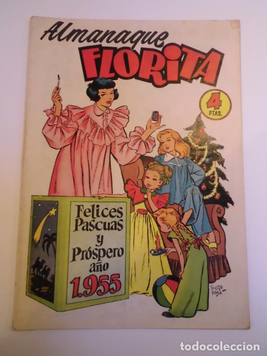 Tebeos: FLORITA ALMANAQUE 1955 - Foto 1