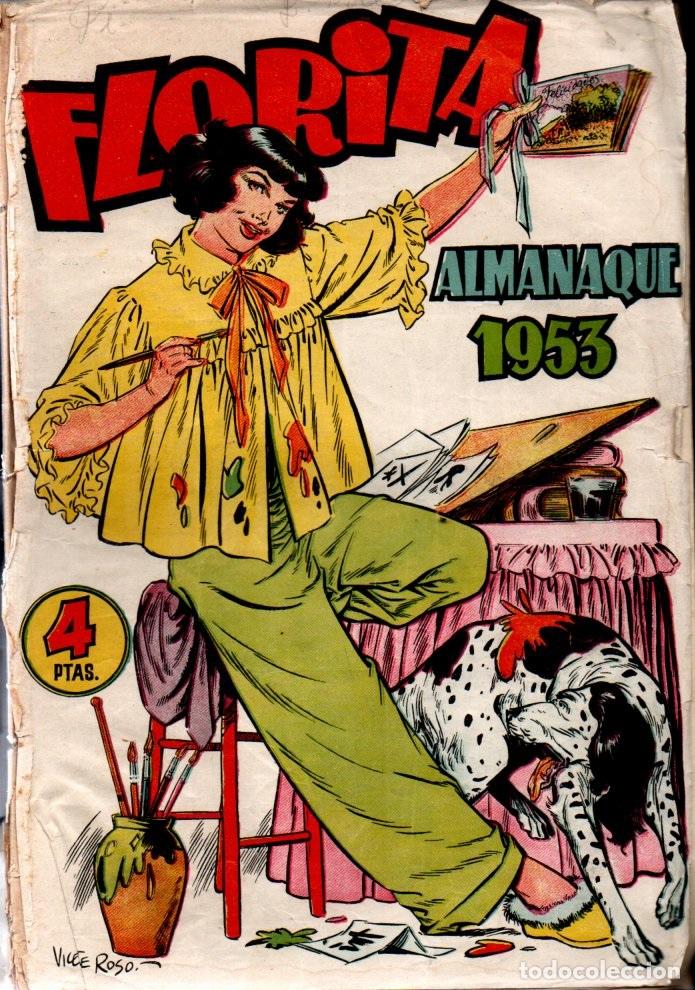 Tebeos: FLORITA ALMANAQUE 1953 - Foto 1