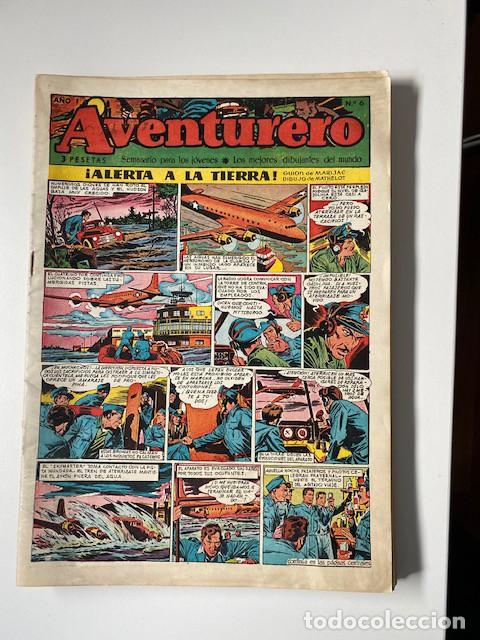 Tebeos: AVENTURERO. CLIPER, 1953. LOTE DE 11 EJEMPLARES - Foto 2