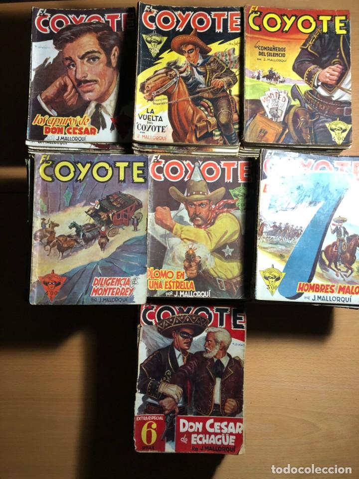 Tebeos: El Coyote.J. Mallorquí. Ediciones Cliper. Primera edición 130 volúmenes. Completa - Foto 1 - 291929973