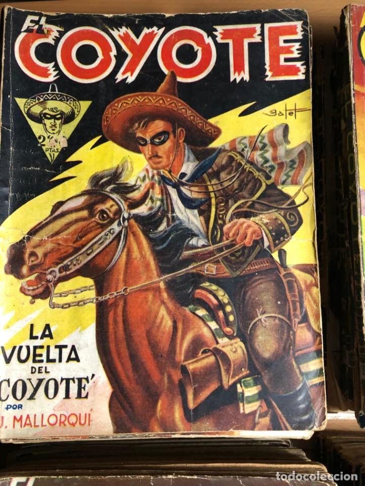 Tebeos: El Coyote.J. Mallorquí. Ediciones Cliper. Primera edición 130 volúmenes. Completa - Foto 2 - 291929973