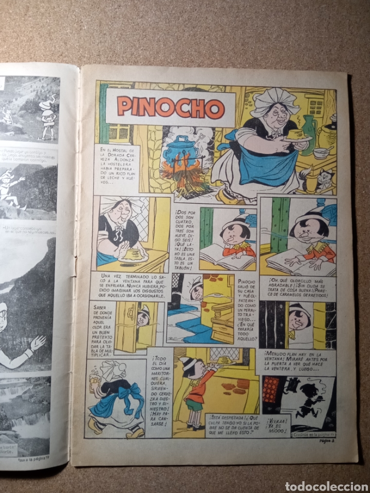 Tebeos: Pinocho Ediciones Cliper 1957. - Foto 2