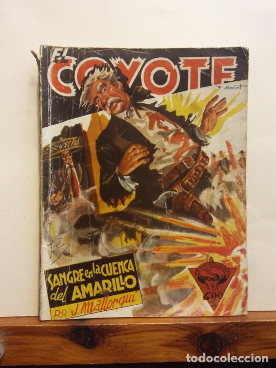 Tebeos: SANGRE EN LA CUENCA DEL AMARILLO. EL COYOTE. J. MALLORQU&Iacute;. EDICIONES CLIPER - Foto 1