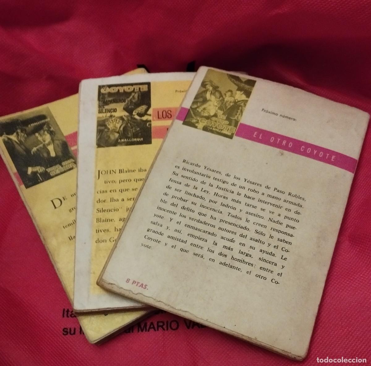 Tebeos: lote de 3 novelas del Coyote de inicios de los 60 de ediciones Cid - Foto 4