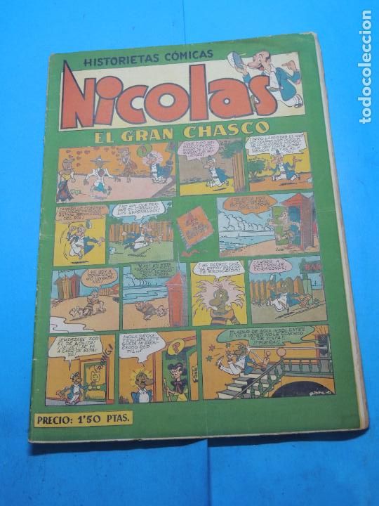 Tebeos: HISTORIETAS C&Oacute;MICAS. NICOLAS. EL GRAN CHASCO. N&ordm; 15 - Foto 1