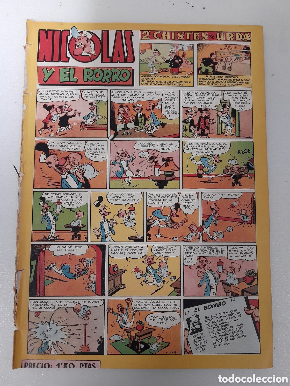 Tebeos: ANTIGUO TEBEO COMICS NICOLAS, DE CLIPER. NUM. 77 - Foto 1