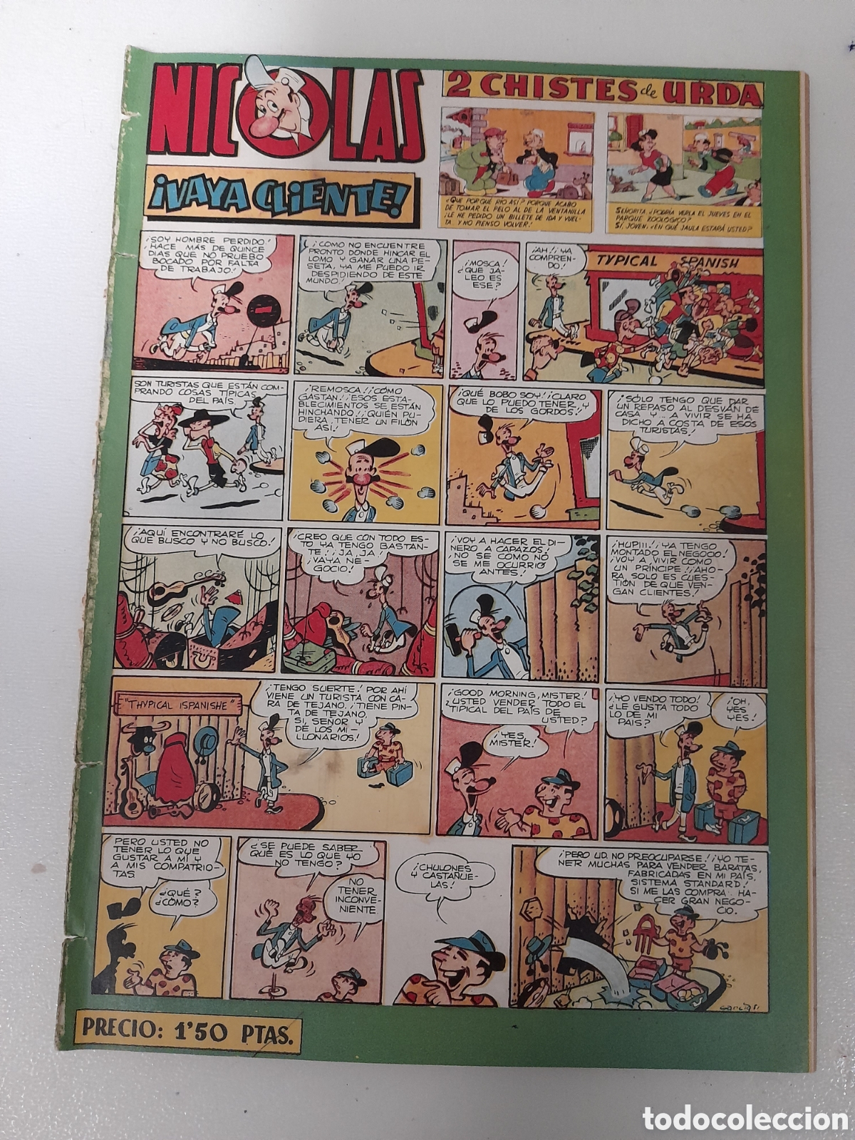 Tebeos: ANTIGUO TEBEO COMICS NICOLAS, DE CLIPER. NUM. 79 - Foto 1