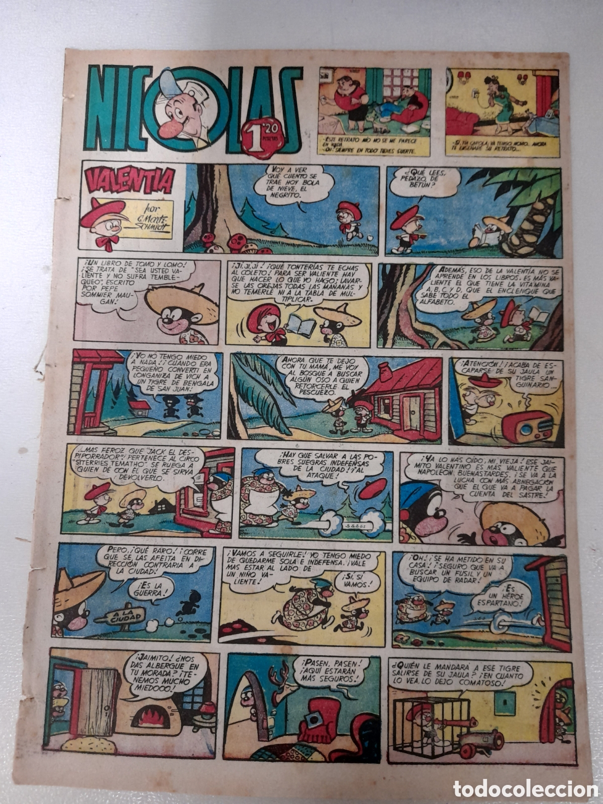 Tebeos: ANTIGUO TEBEO COMICS NICOLAS, DE CLIPER. NUM. 86 - Foto 1
