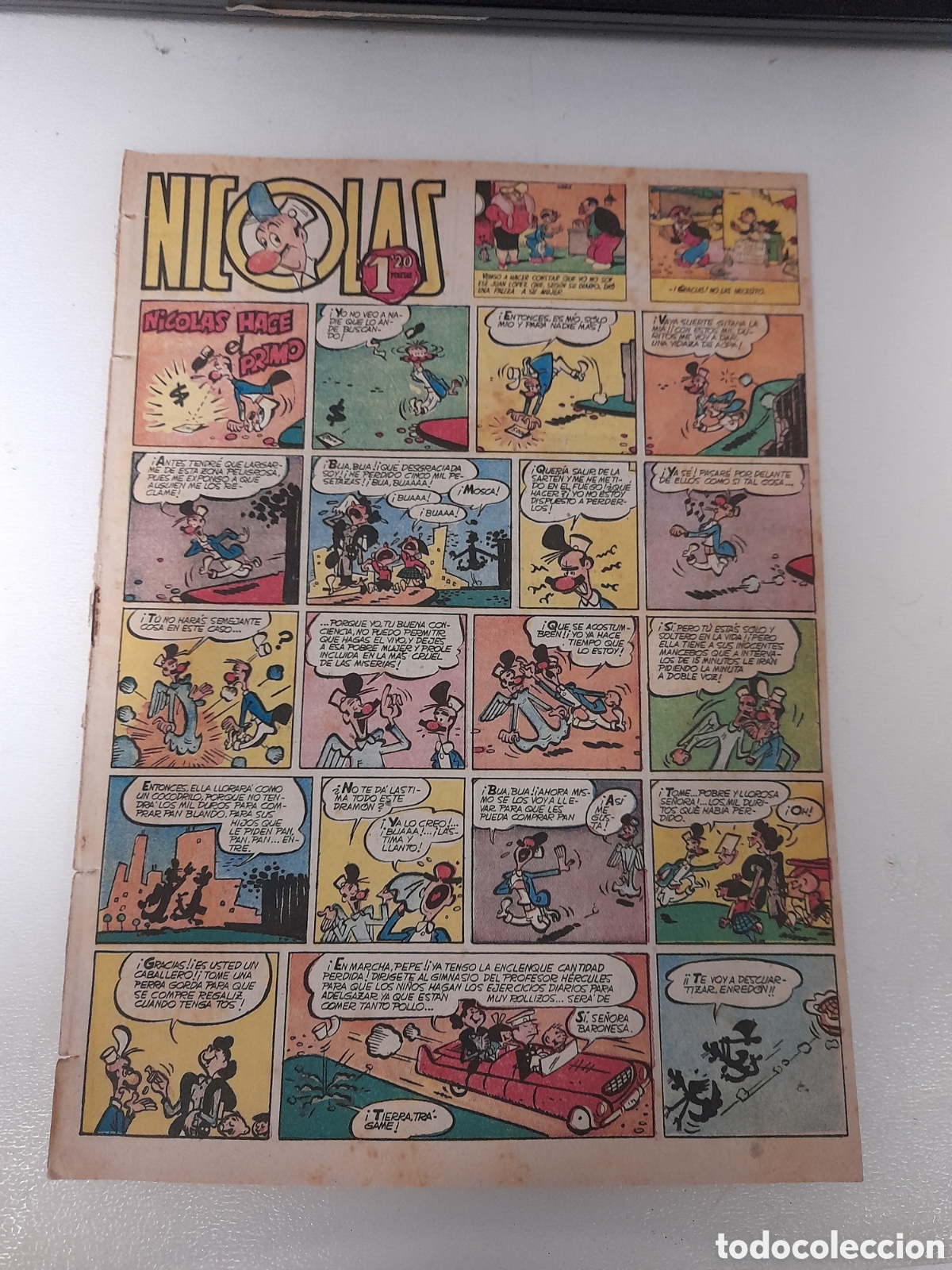 Tebeos: ANTIGUO TEBEO COMICS NICOLAS, DE CLIPER. NUM. 87 - Foto 1