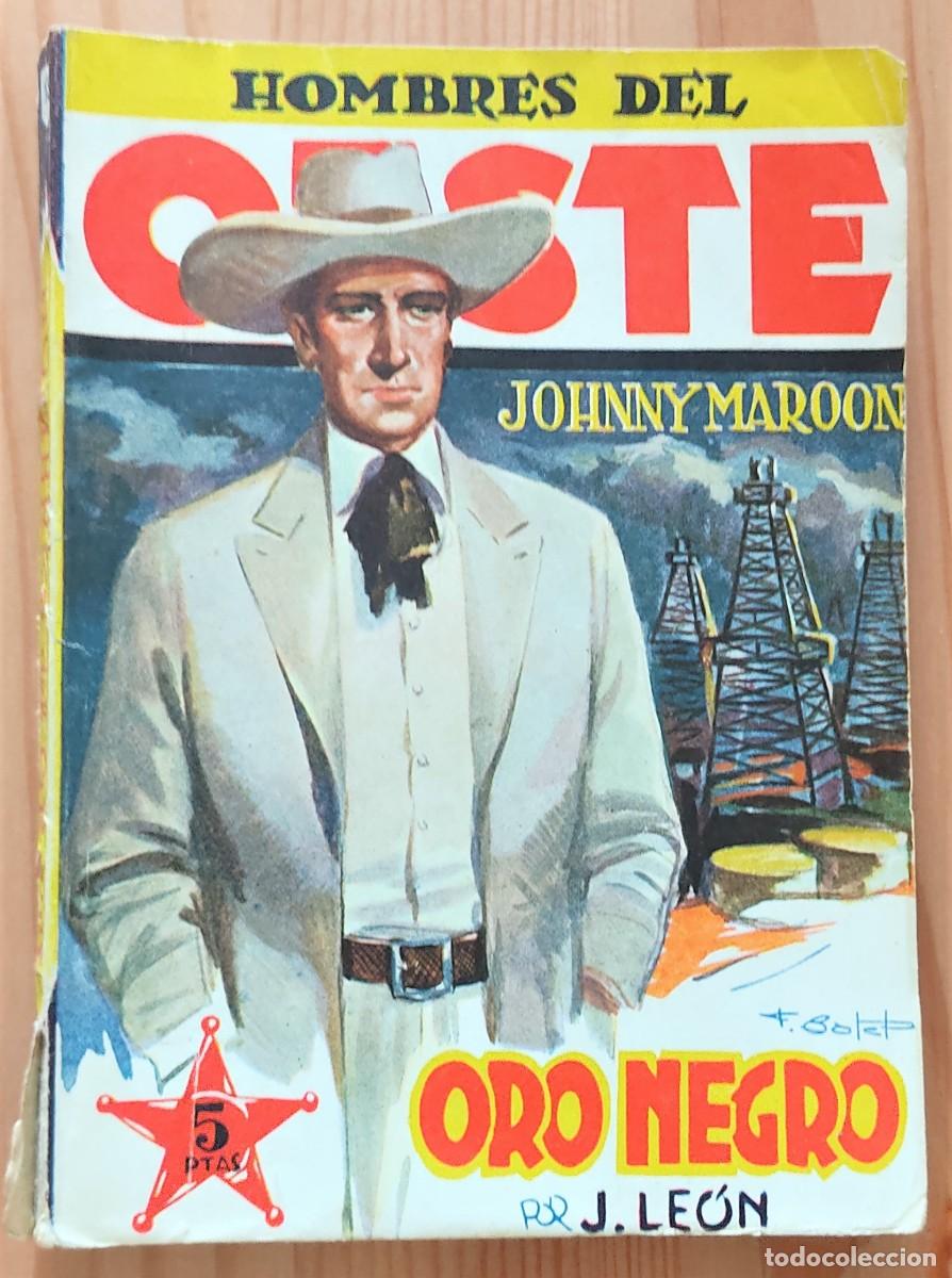 Tebeos: HOMBRES DEL OESTE N&ordm; 19 - ORO NEGRO - J. LE&Oacute;N - EDICIONES CLIPER - Foto 1