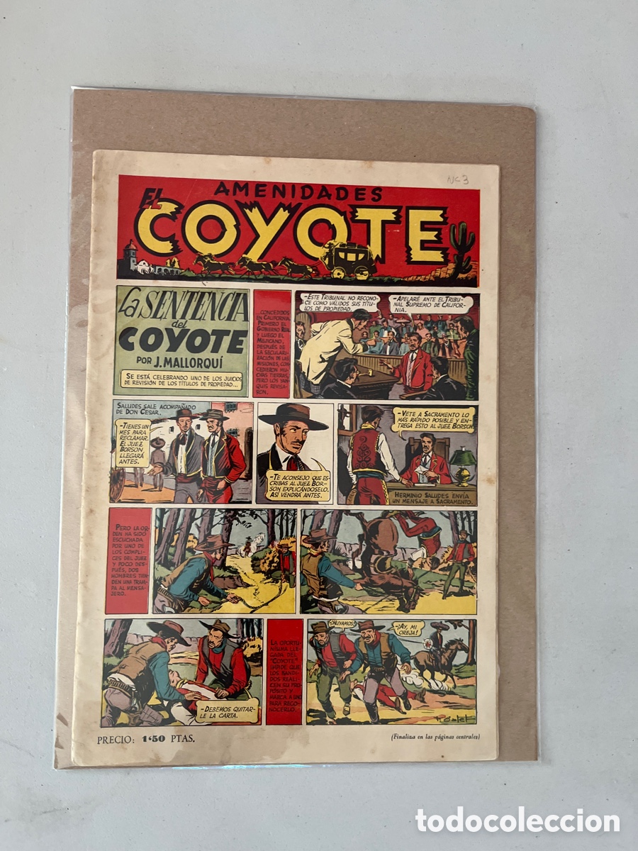 Tebeos: EL COYOTE, NUMERO 3, (EDITORIAL CLIPER) - Foto 1