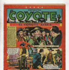 Tebeos: EL COYOTE Nº 72 - HISTORIETAS - EL COYOTE ATACA - ORIGINAL - CLIPER 1950. Lote 380251919