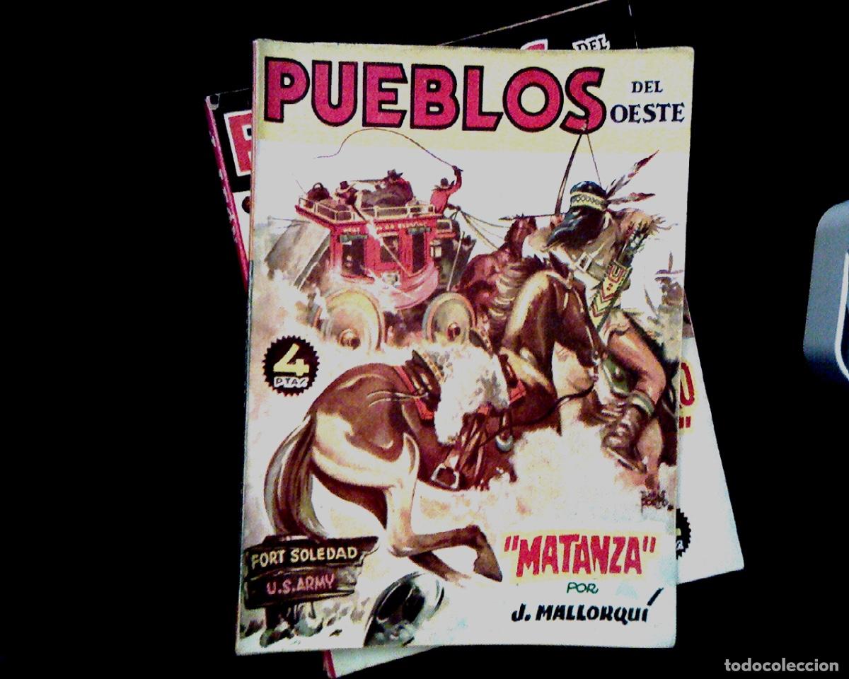 Tebeos: Pueblos del oeste n&ordm; 8 MATANZA 1&ordf; Edici&oacute;n Cliper - Foto 1