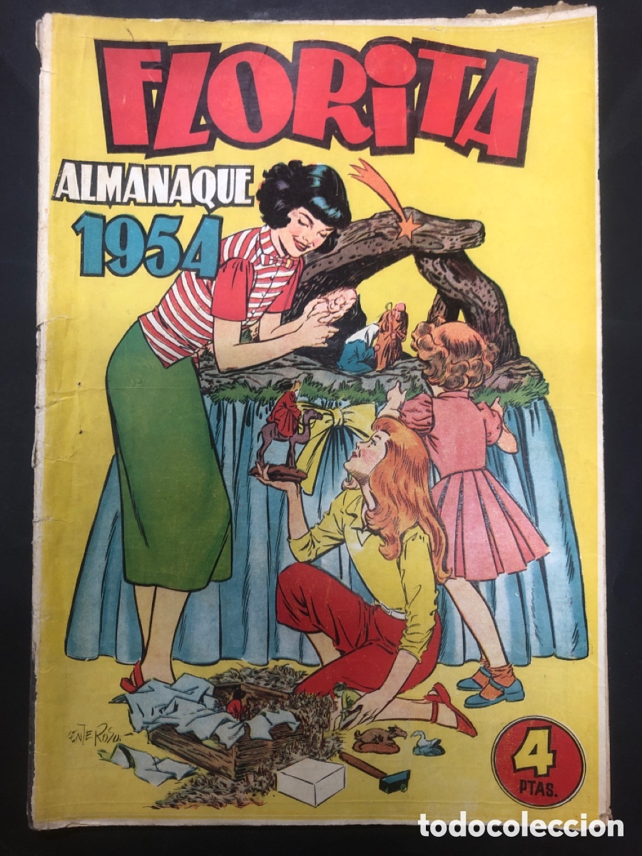 Tebeos: COMIC ALMANAQUE FLORITA 1954 ORIGINAL EDITORIAL CLIPER - Foto 1