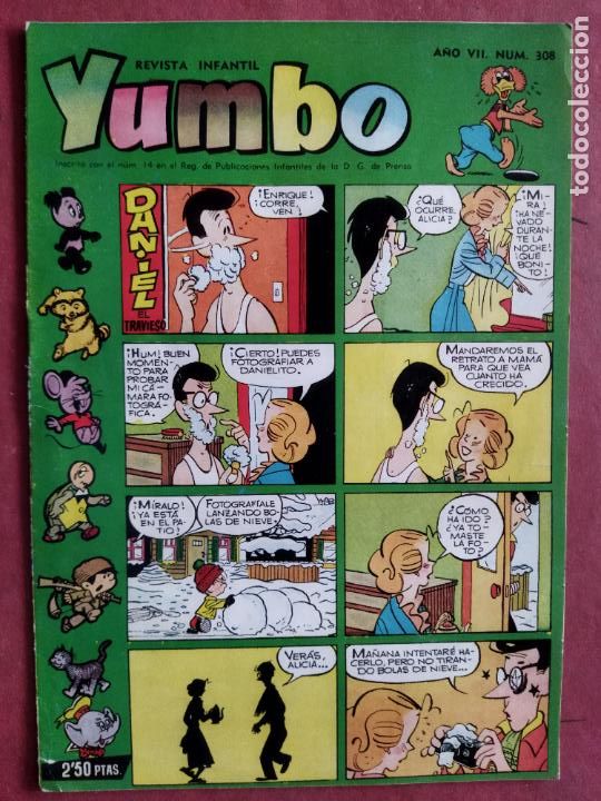 Tebeos: YUMBO N&ordm; 308 EDICIONES CLIPER , MUY NUEVO - Foto 1