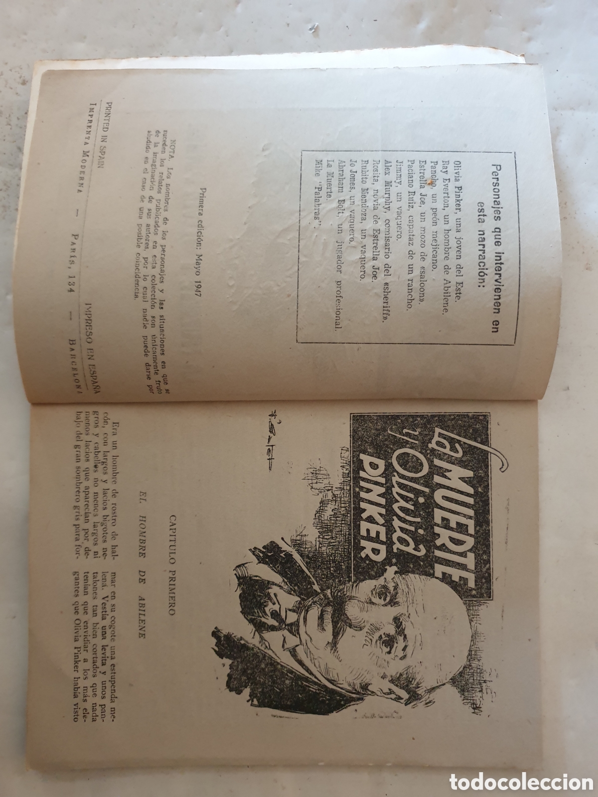 Tebeos: MIKE PALABRAS, LA MUERTE Y OLIVIA PINKER. E.D. CLIPER. N&deg;1 - Foto 3